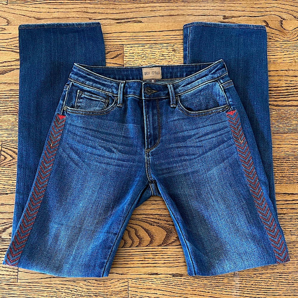 Driftwood Kelly Red Arrow Bootcut Jeans, 26